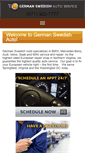 Mobile Screenshot of germanswedishauto.com
